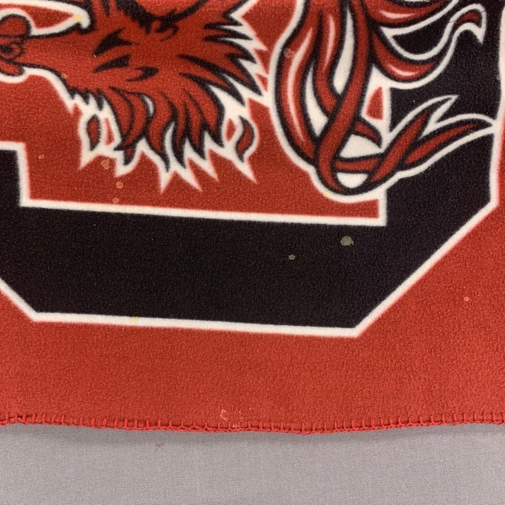 South Carolina Gamecocks Blanket‎ Fleece Throw Red Black NCAA College Northwest